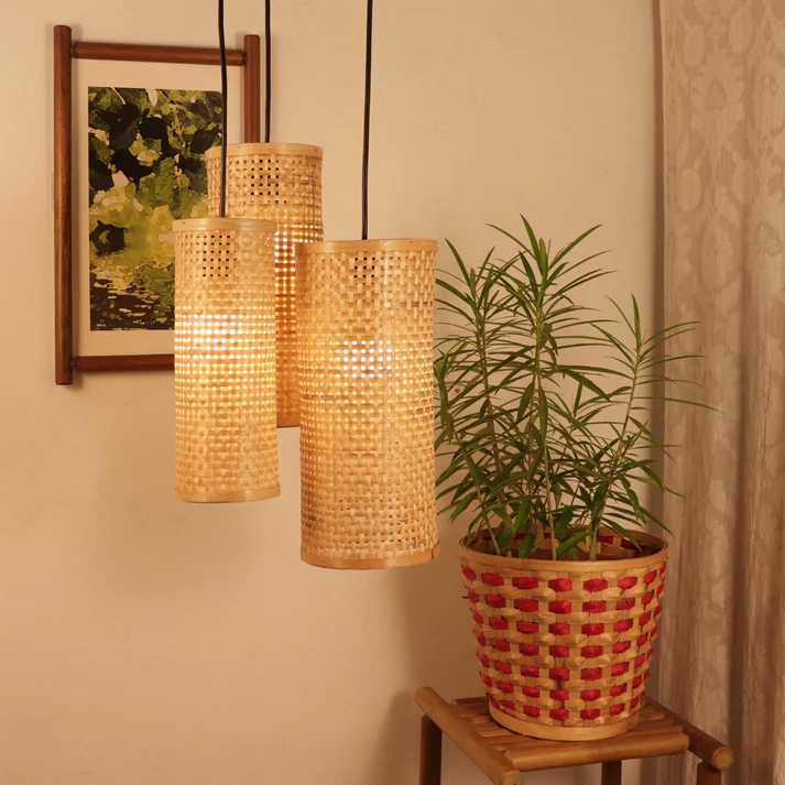 Set Of 3 Hanging Lamps